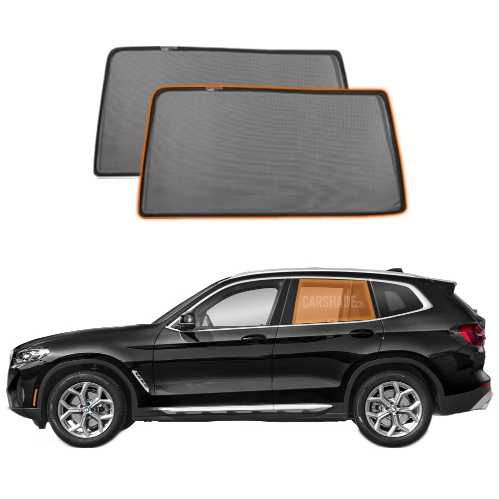Magnetic car window shade for BMW X3