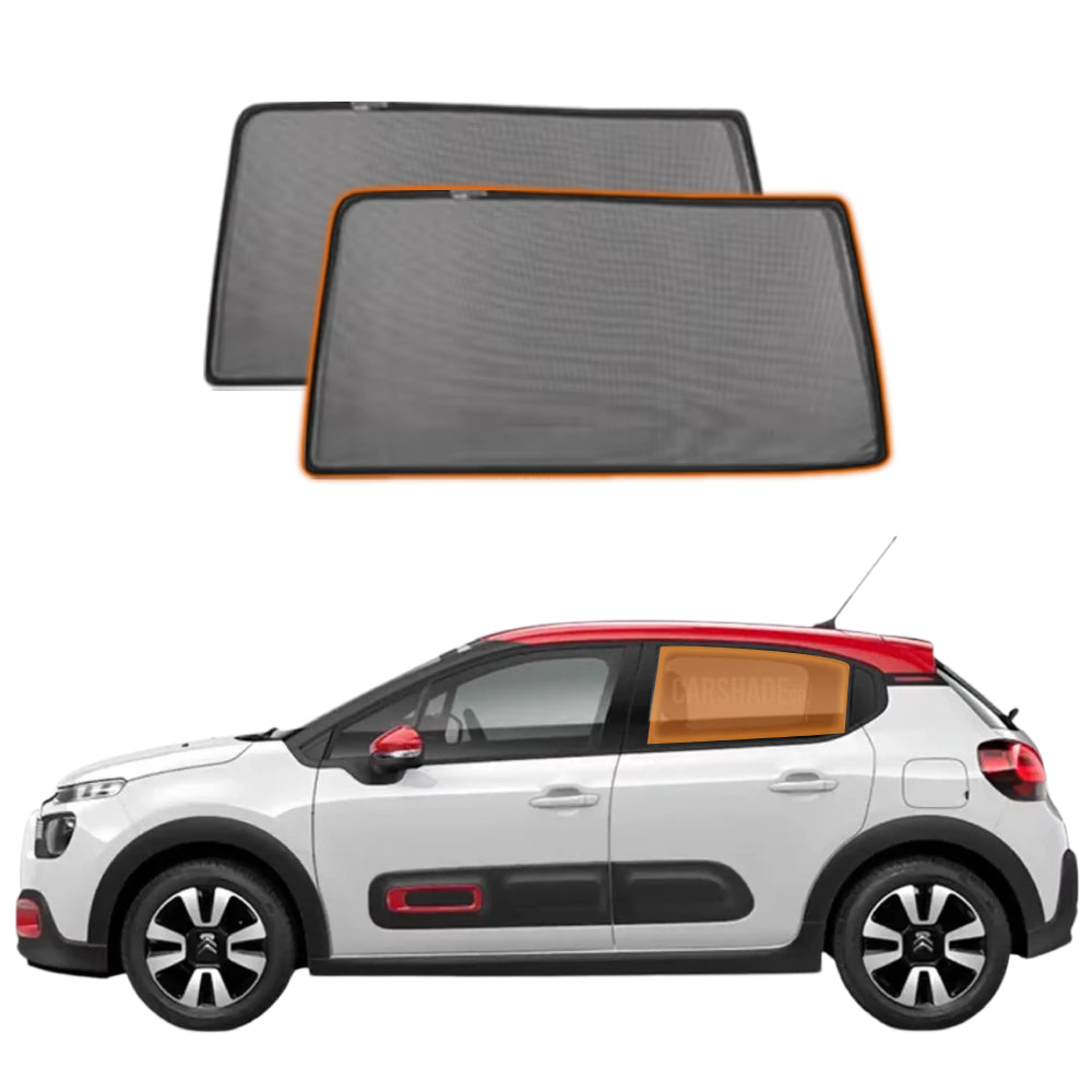 Magnetic car window shade for Citroen C3