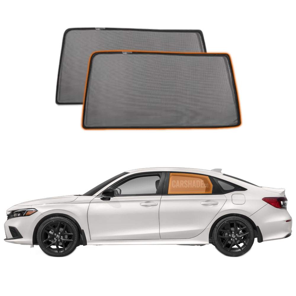 Magnetic car window shade for Honda Civic