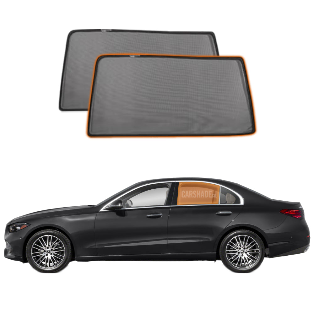 Magnetic car window shade for Mercedes-Benz C-Class