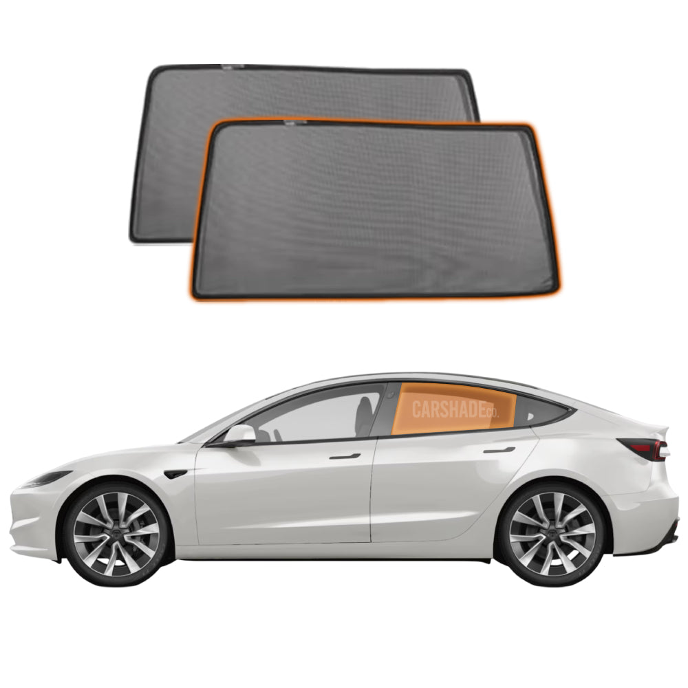Magnetic car window shade for Tesla Model 3