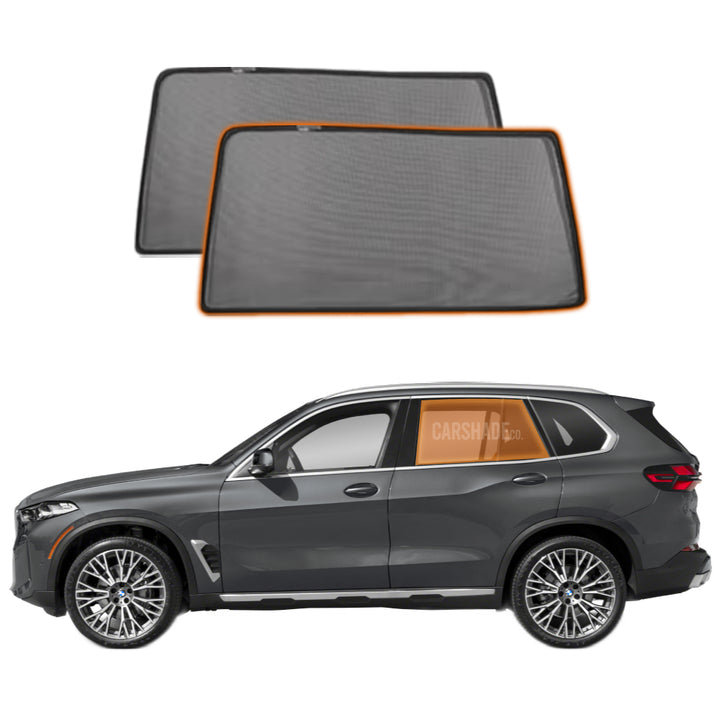 Magnetic car window shade for BMW X5