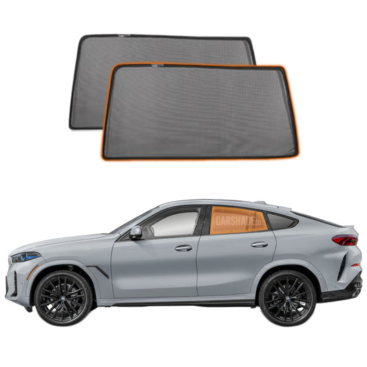 Magnetic car window shade for BMW X6