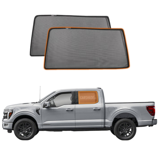 Magnetic car window shade for Ford F-150