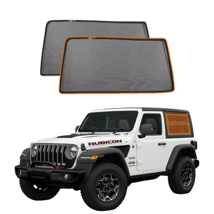 Magnetic car window shade for Jeep Wrangler