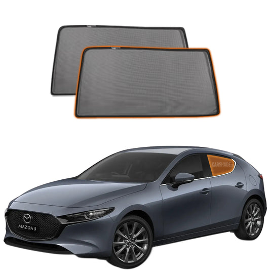 Magnetic car window shade for Mazda 3