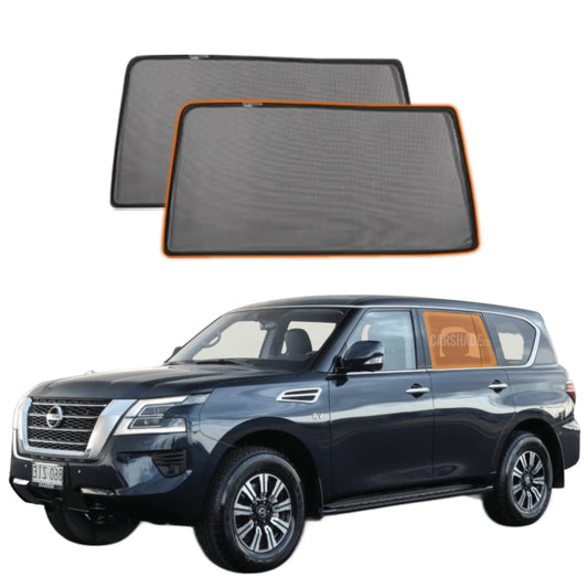 Magnetic car window shade for Nissan Patrol