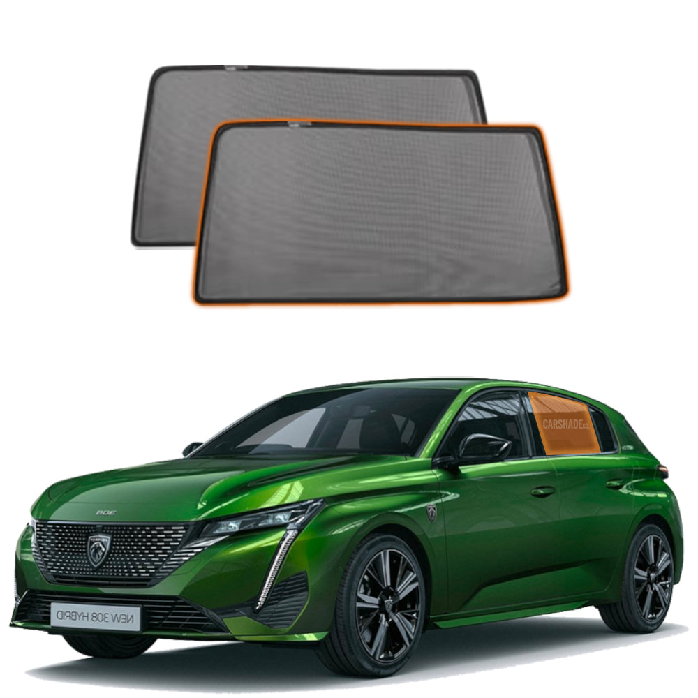 Magnetic car window shade for Peugeot 308