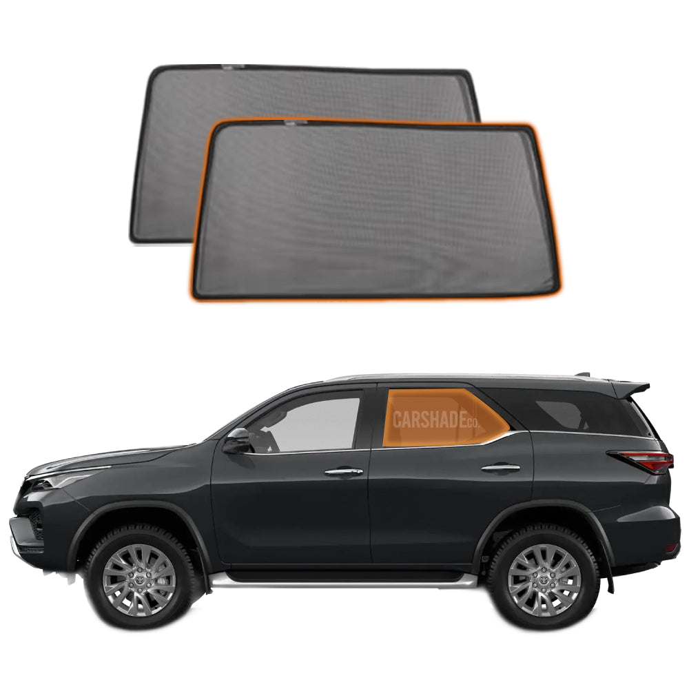 Magnetic car window shade for Toyota Fortuner