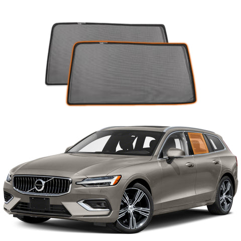 Magnetic car window shade for Volvo V60